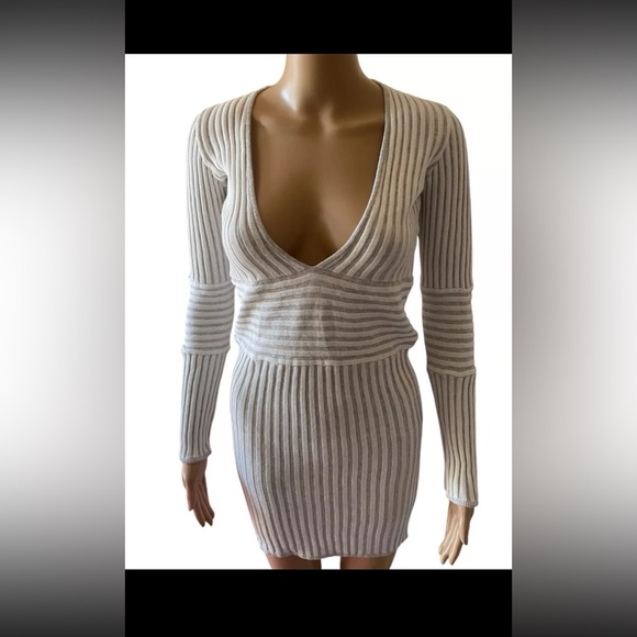 For Love & Lemons Knitz Sweater Knit Dress Free People Revolve NWT - Picture 5 of 6